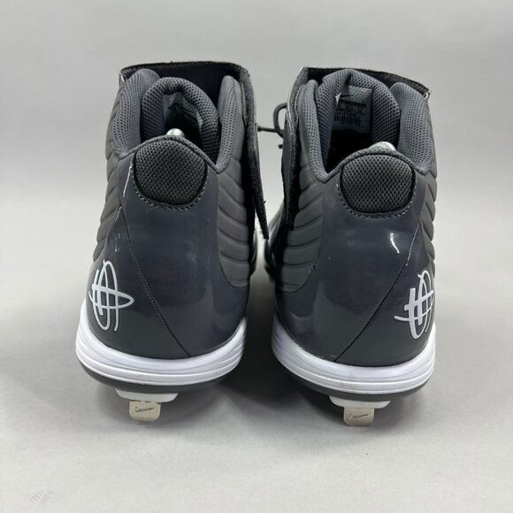 Nike Huarache Strike Mid Baseball Cleats Men\'s Size 16 Grey‎ Metal Performance main image 12